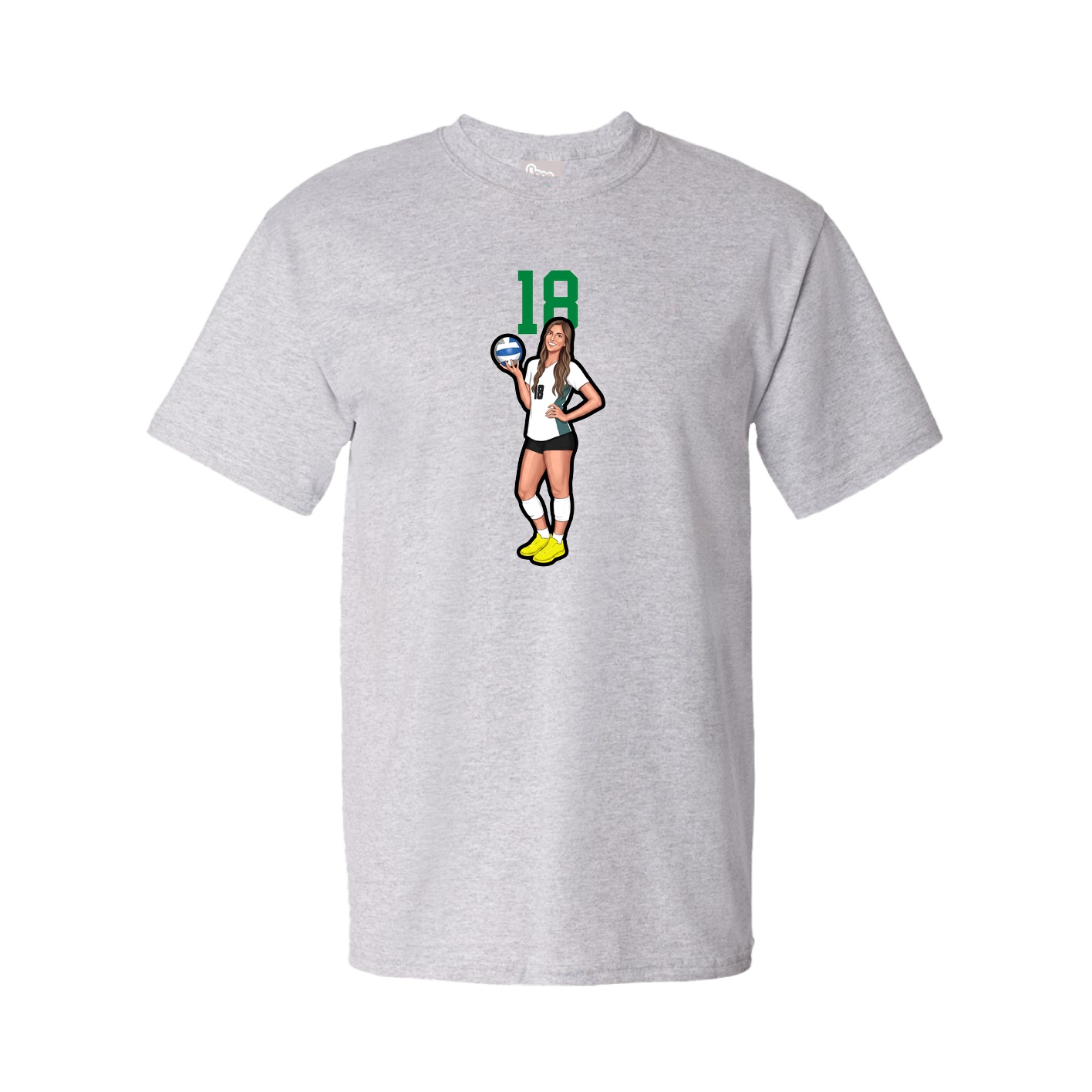 Tee — Number Top in Grey