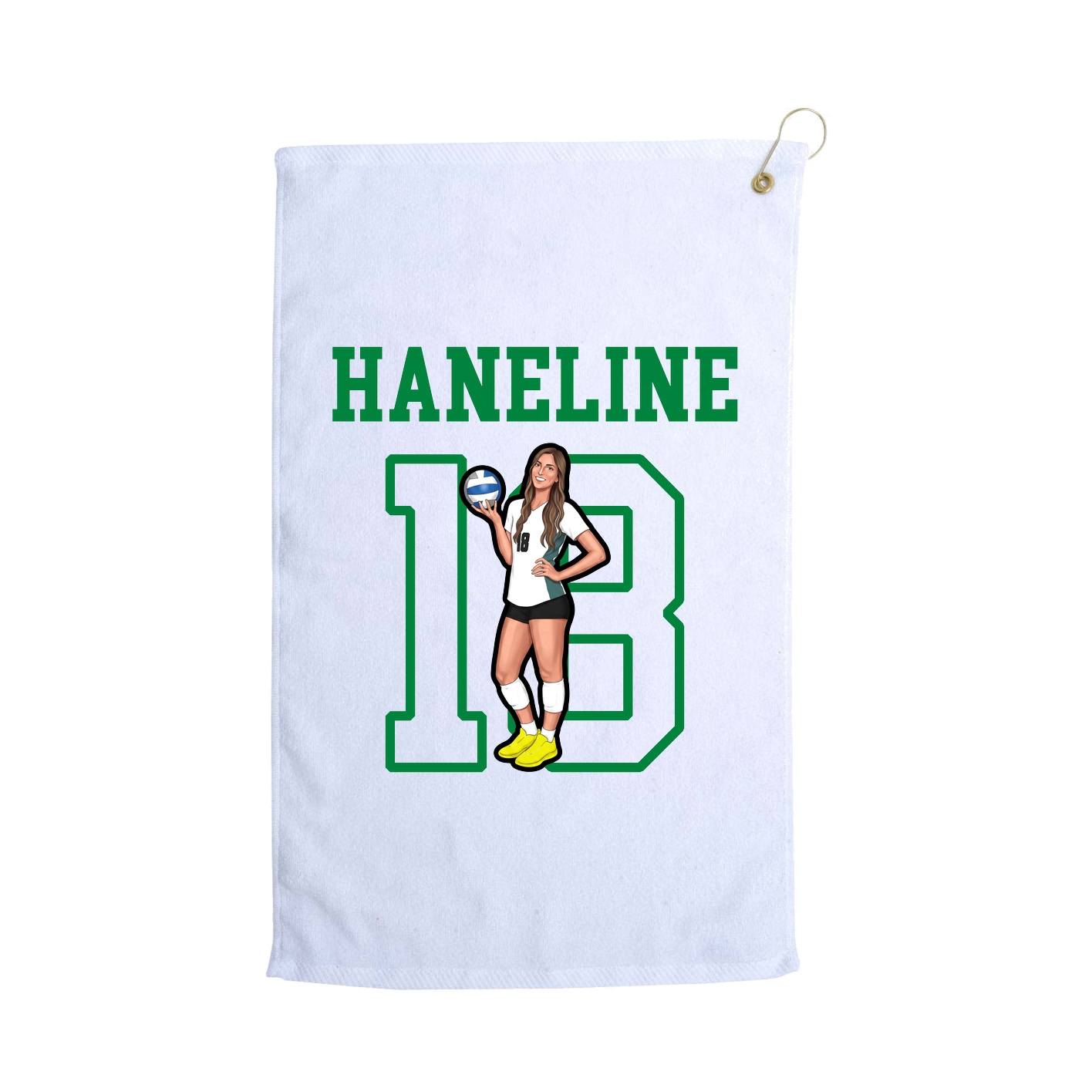 Golf Towel — Shirsey in White