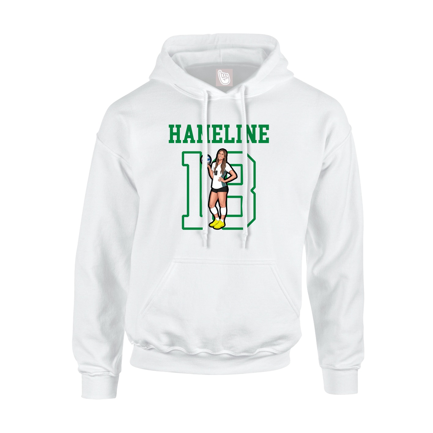 Youth Hoodie — Shirsey in White