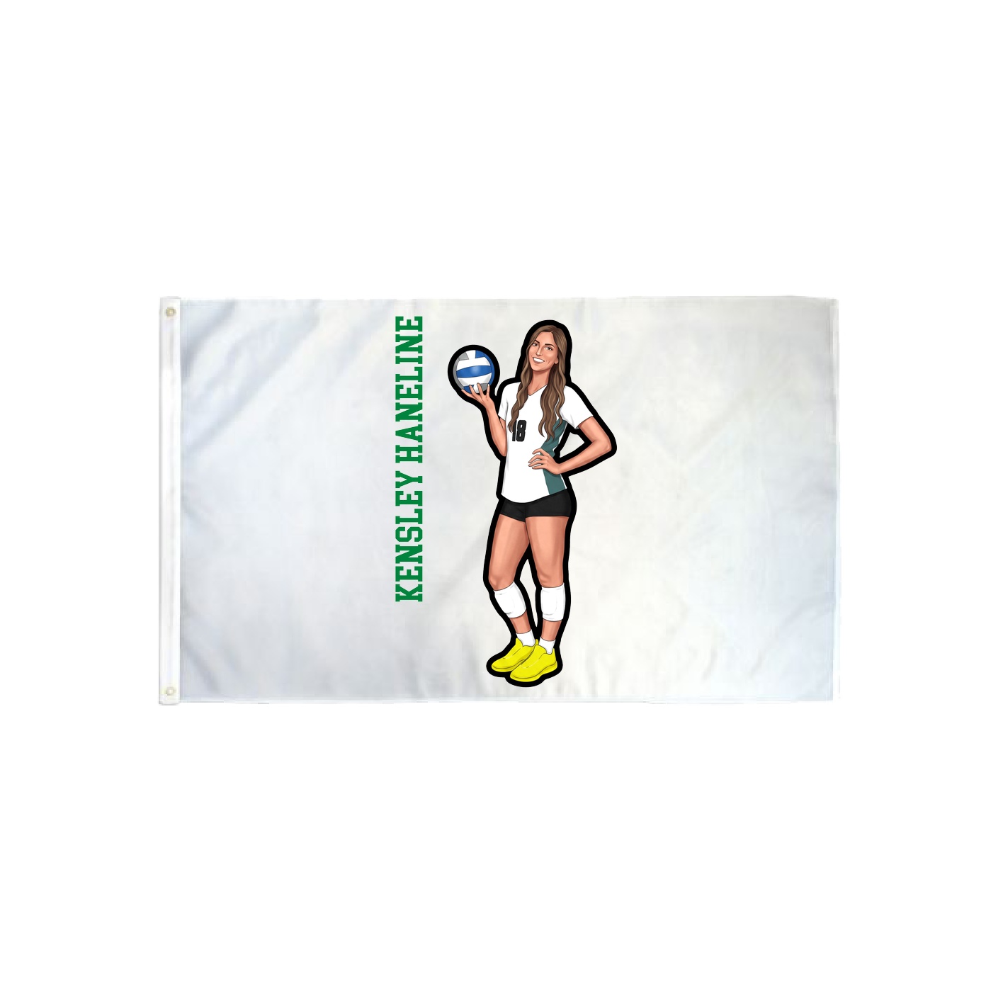 3x5 Flag — Name Vertical in Classic