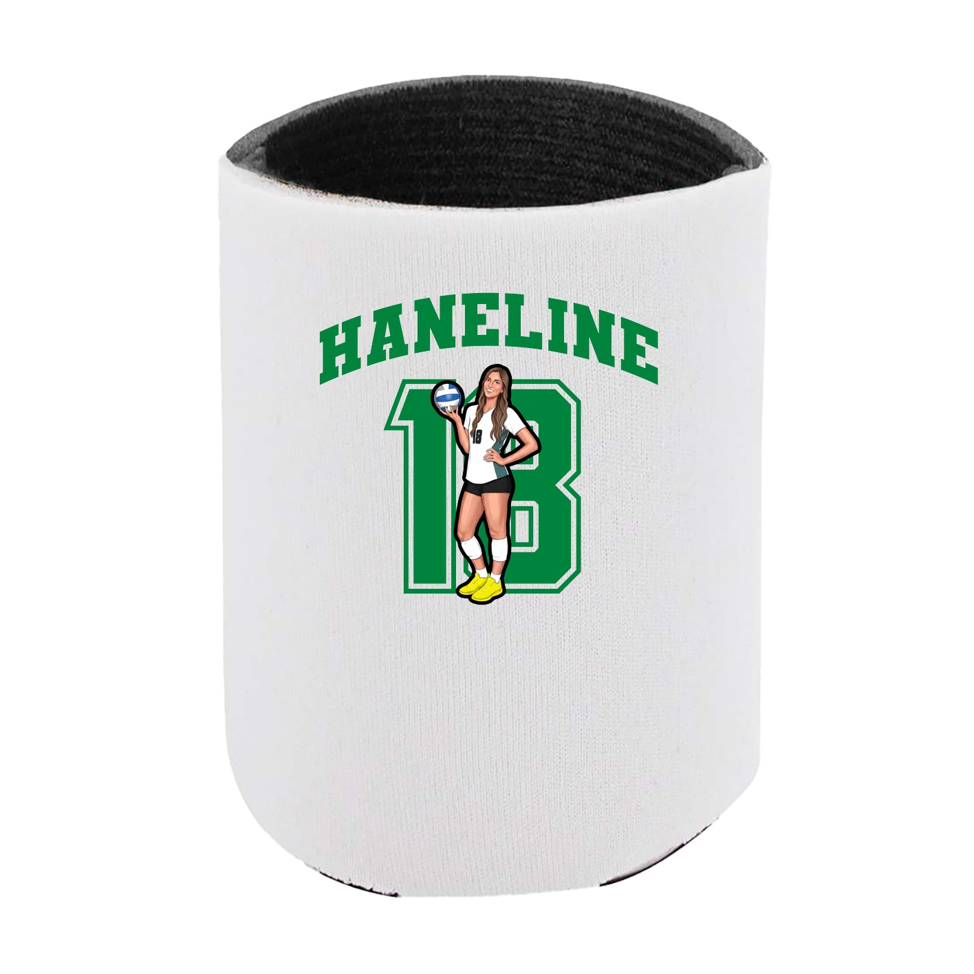 Can Holder — Number in White