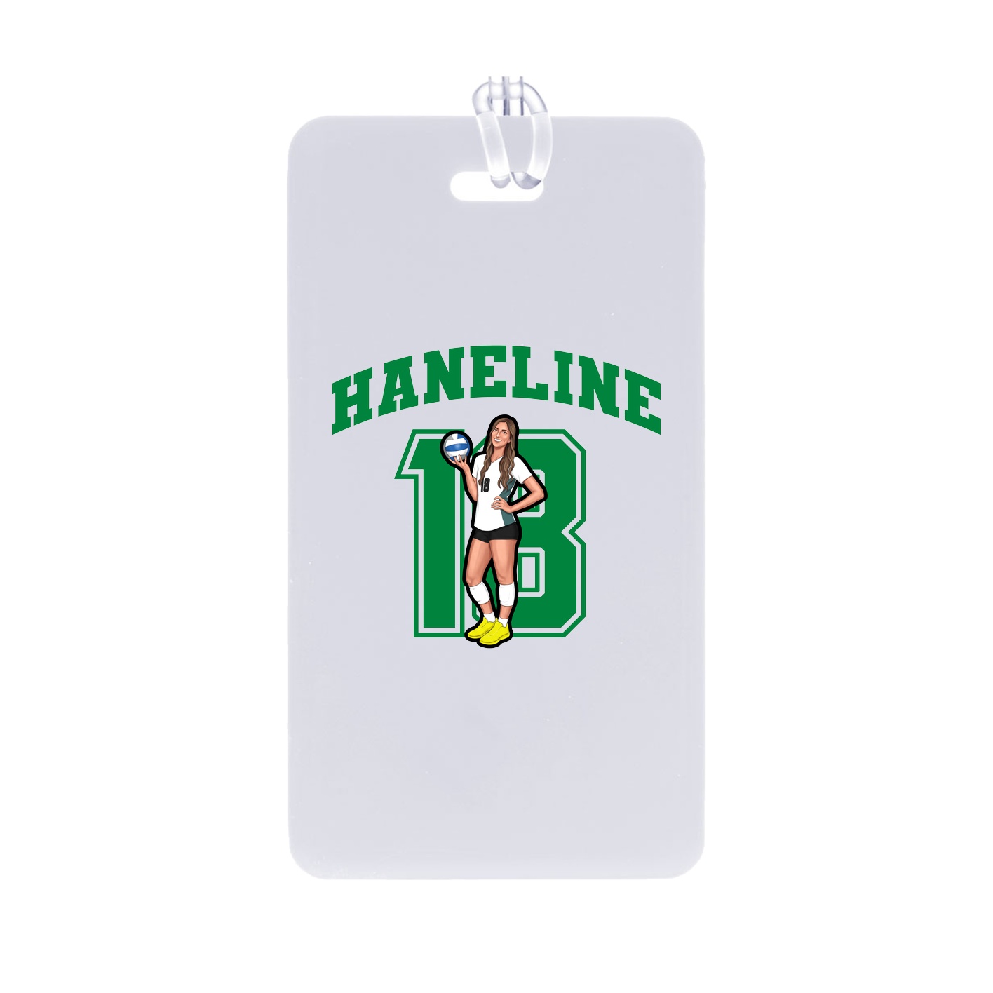 Bag Tag — Number in Classic