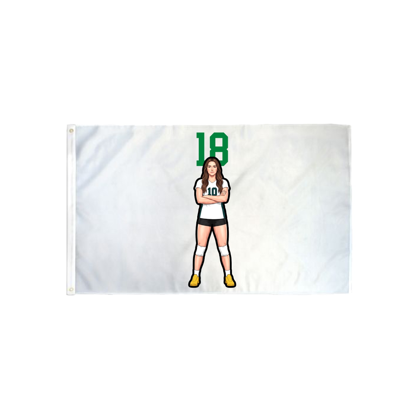 3x5 Flag — Number Top in Classic