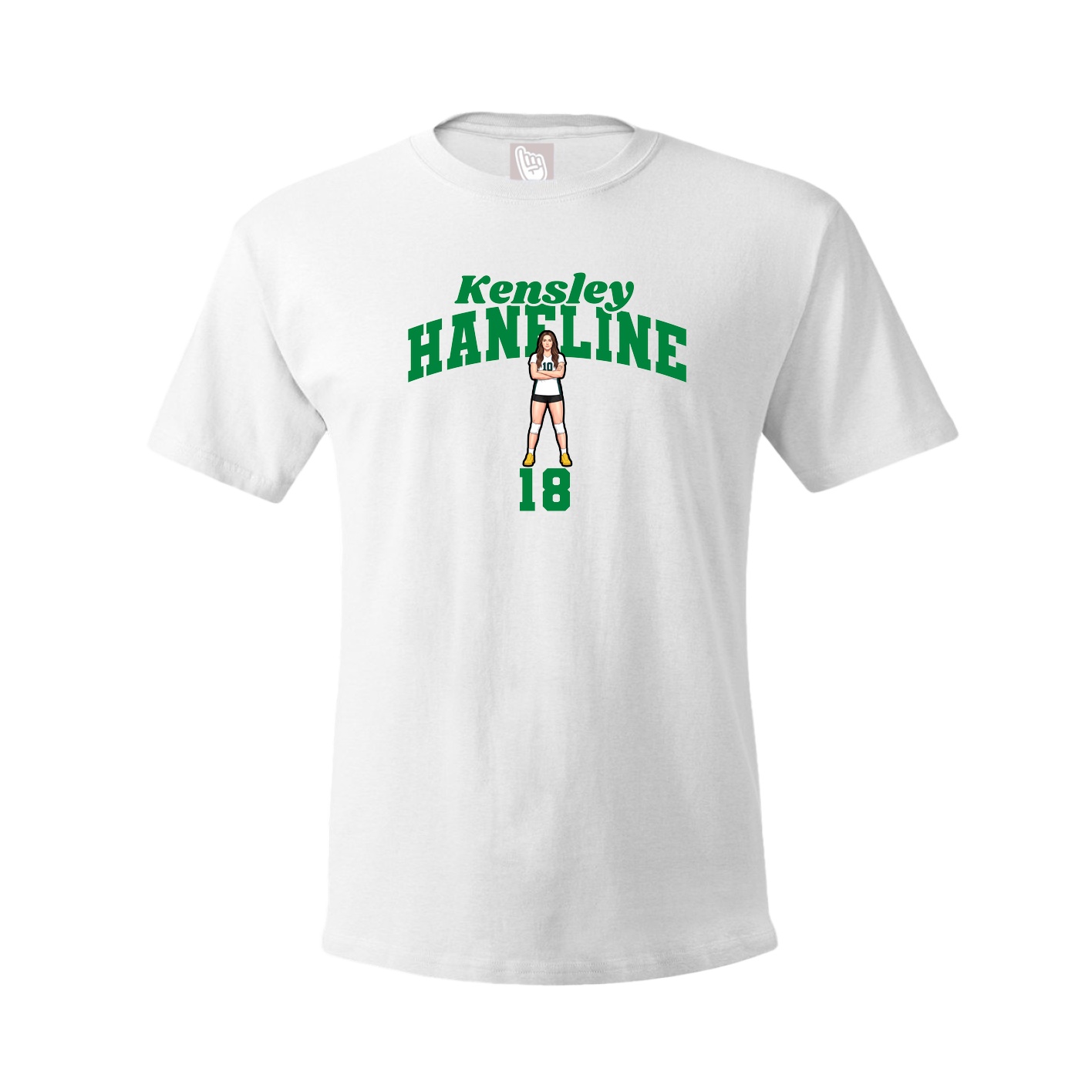 Youth Tee — Signature Arch in White