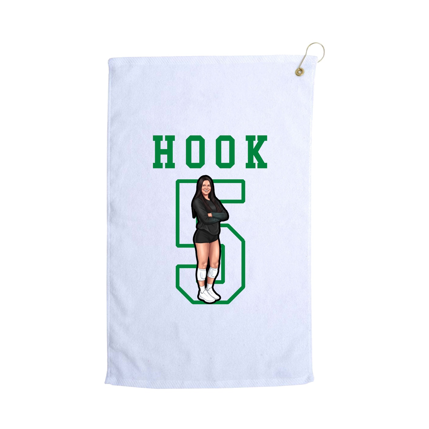 Golf Towel — Shirsey in White