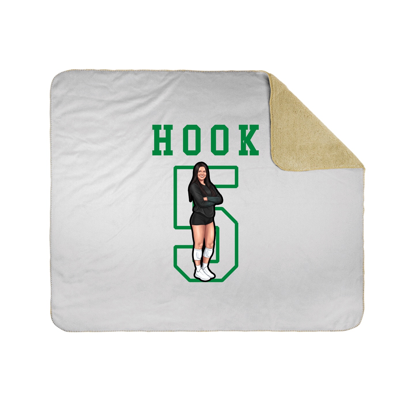 Throw Blanket — Shirsey in White