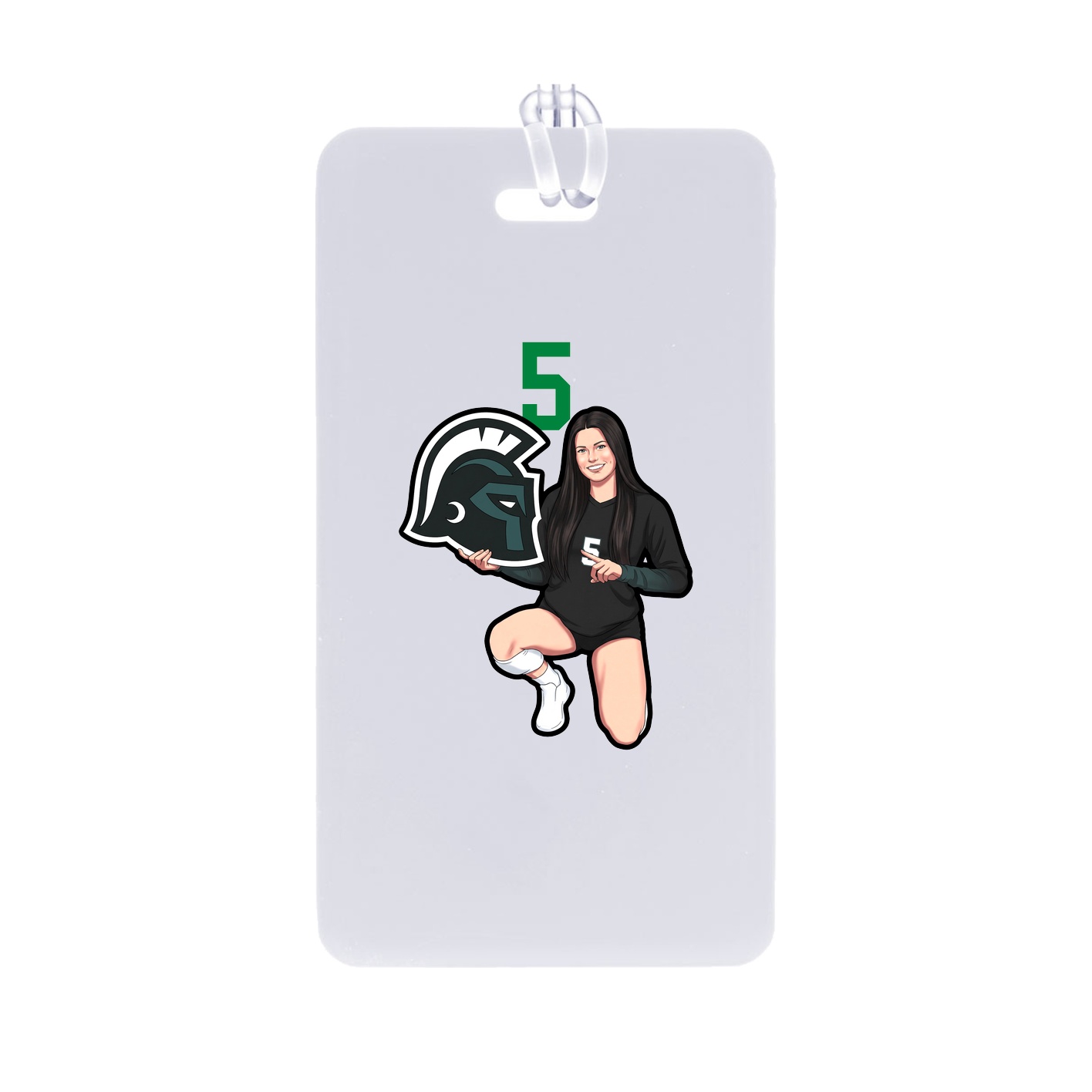 Bag Tag — Number Top in Classic