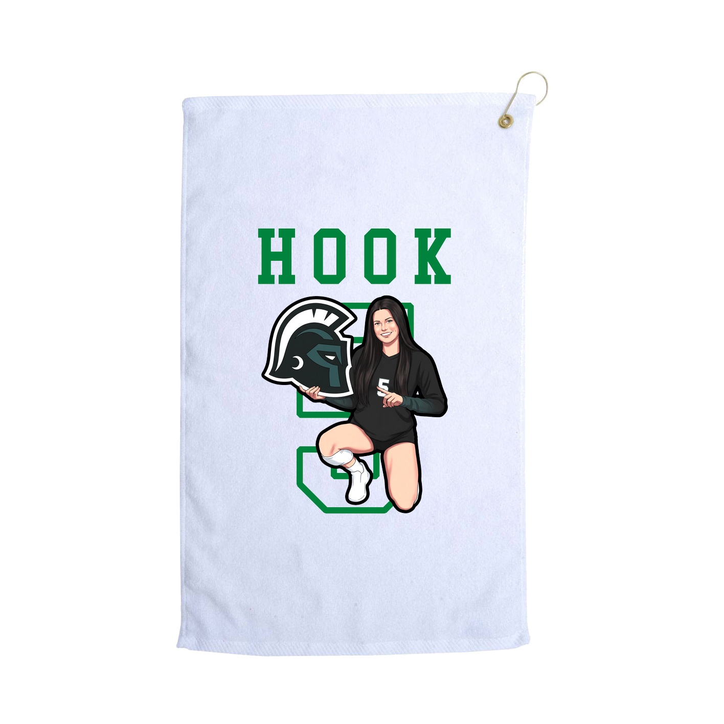 Golf Towel — Shirsey in White