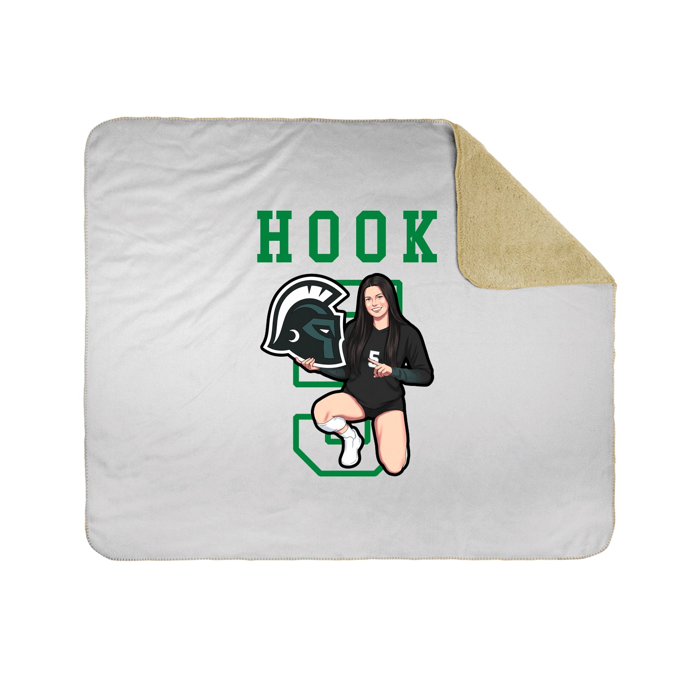 Throw Blanket — Shirsey in White
