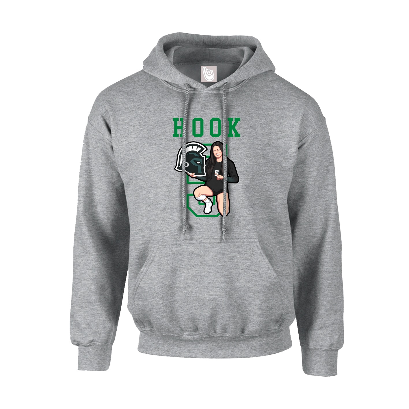 Youth Hoodie — Shirsey in Grey