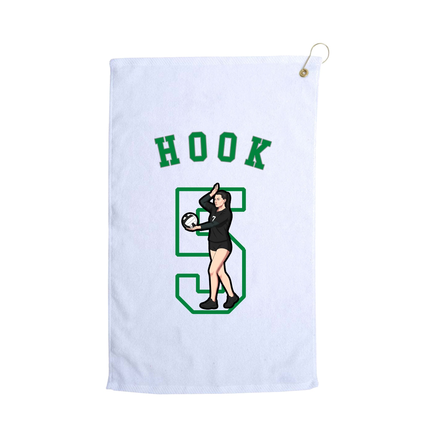 Golf Towel — Shirsey Arch in White
