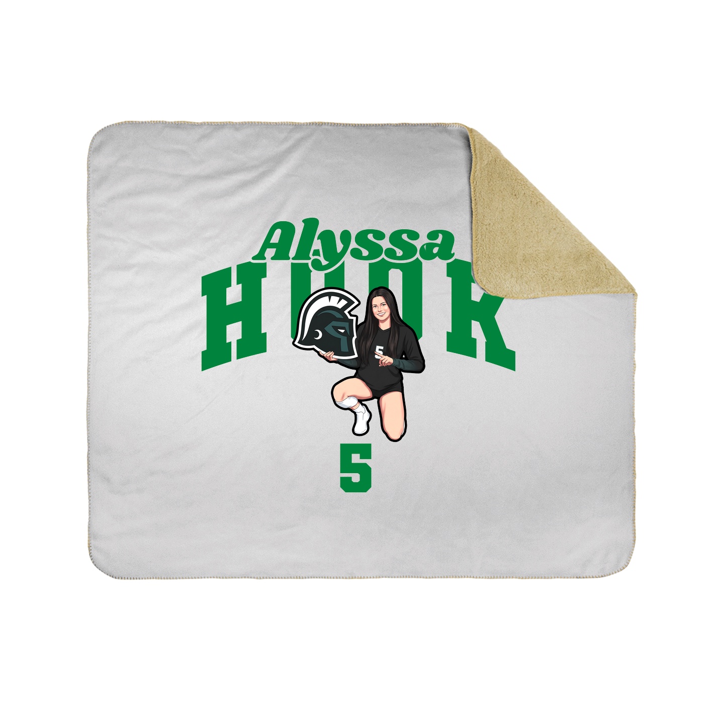Throw Blanket — Signature Arch in White