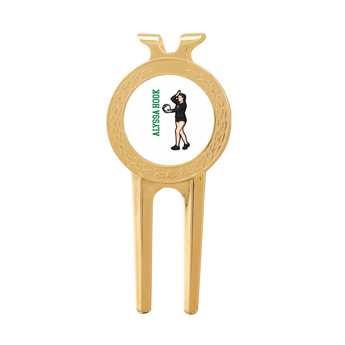 Divot Tool with Ball Marker — Name Vertical in Classic