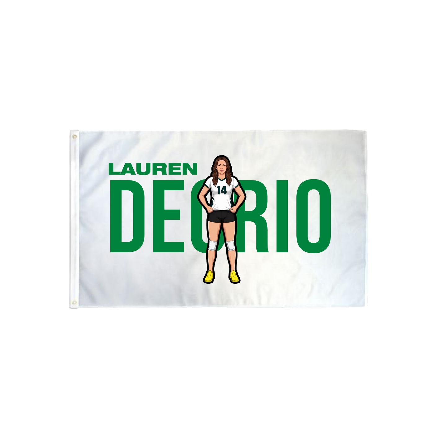 3x5 Flag — Player Name in Classic