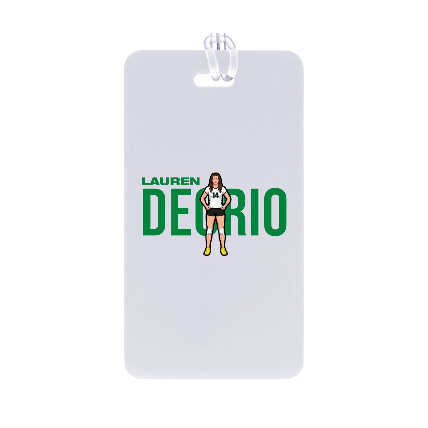 Bag Tag — Player Name in Classic