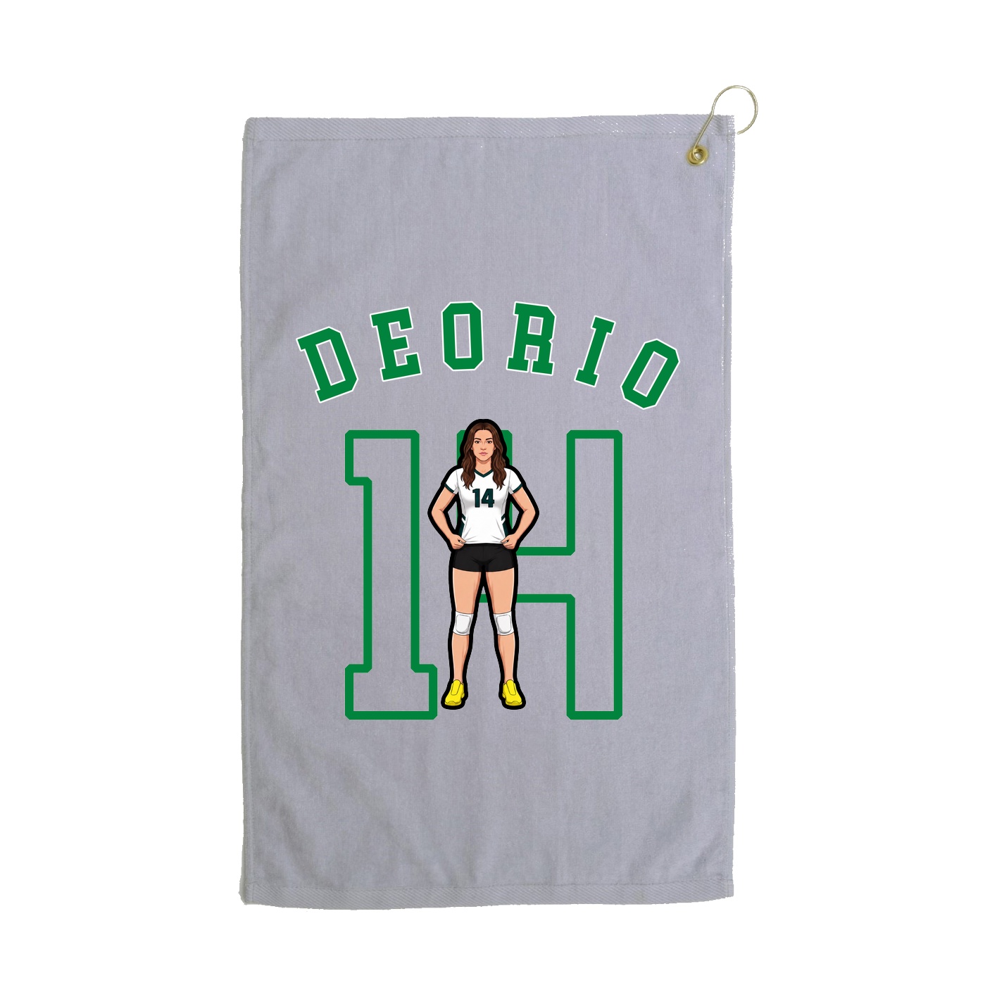 Golf Towel — Shirsey Arch in Grey