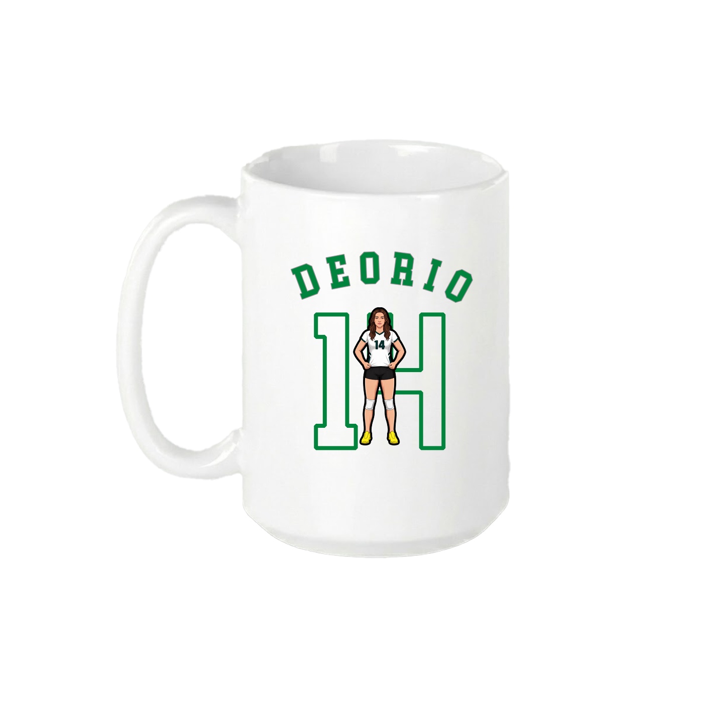 15oz Coffee Mug — Shirsey Arch in White