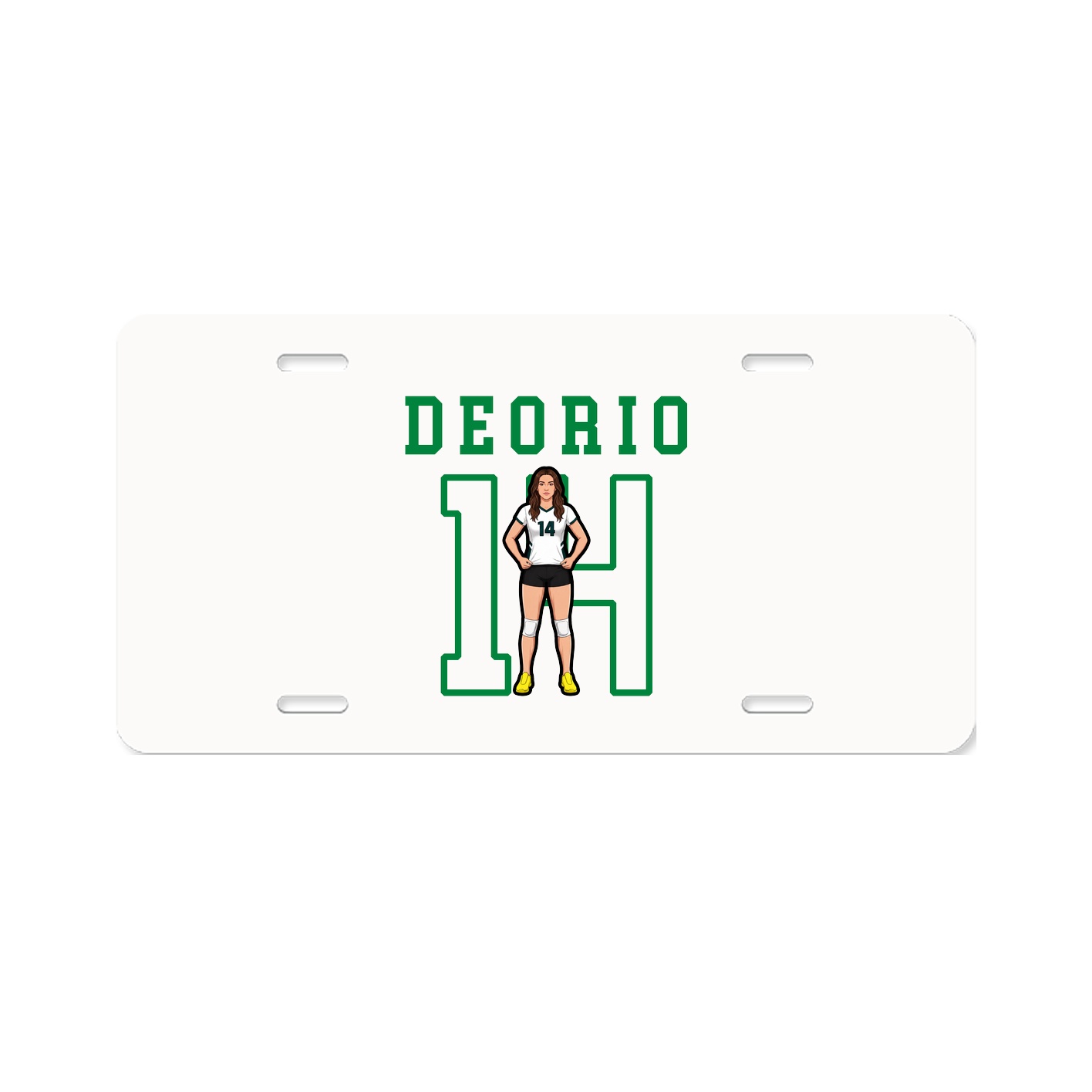 License Plate — Shirsey in Classic