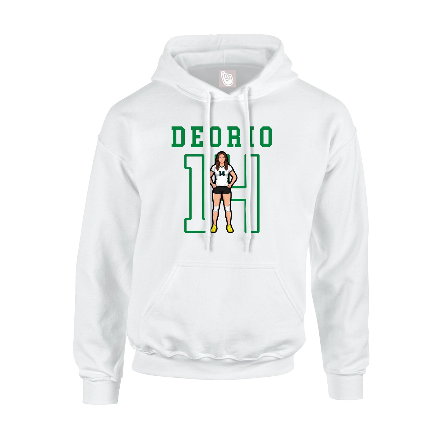 Youth Hoodie — Shirsey in White