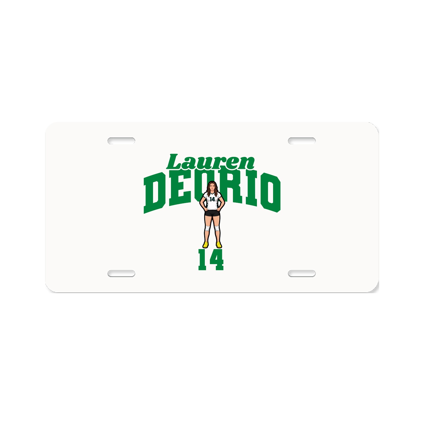 License Plate — Signature Arch in Classic