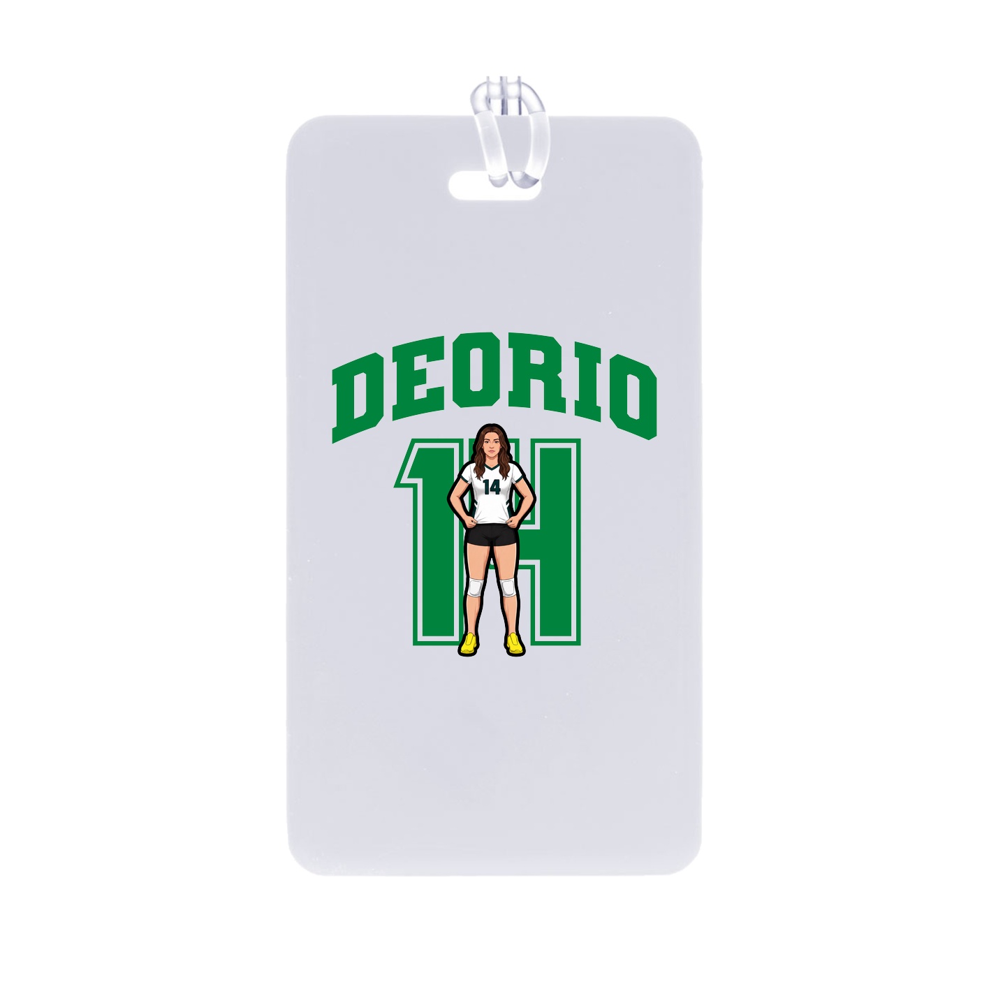Bag Tag — Number in Classic