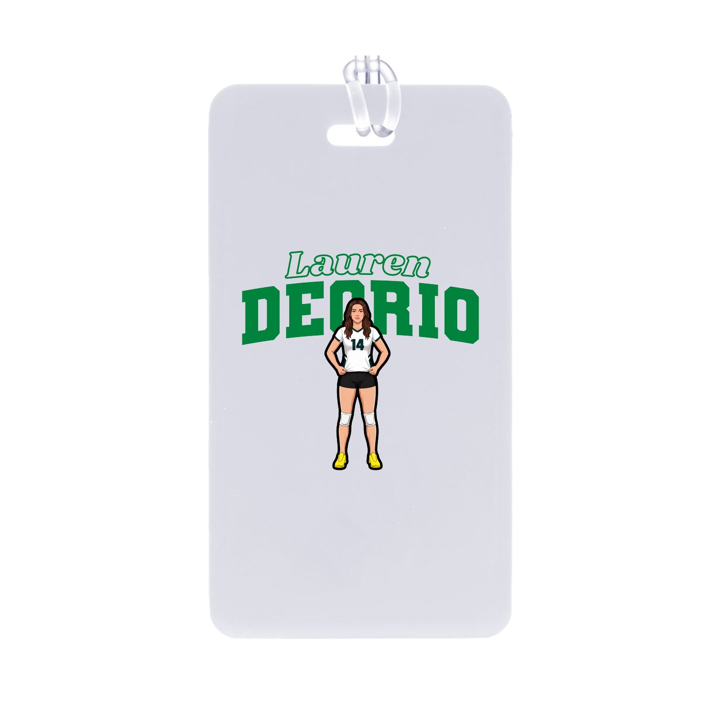 Bag Tag — Name Arch in Classic