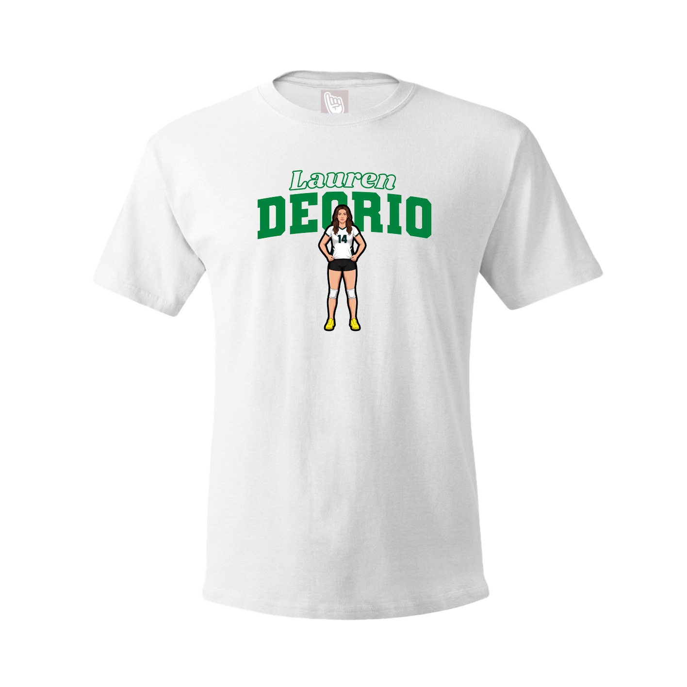 Tee — Name Arch in White