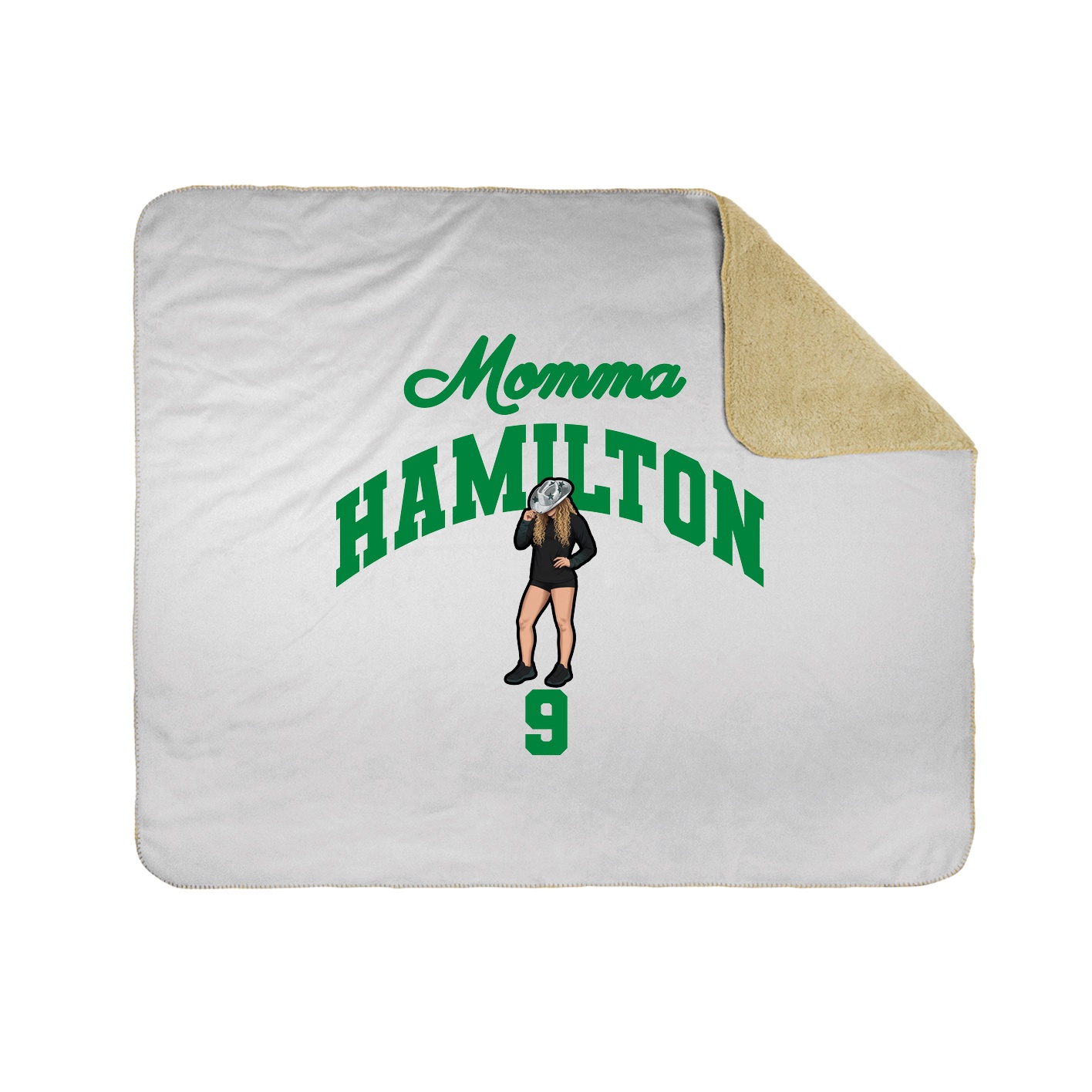 Throw Blanket — Mothers Day Arch in White