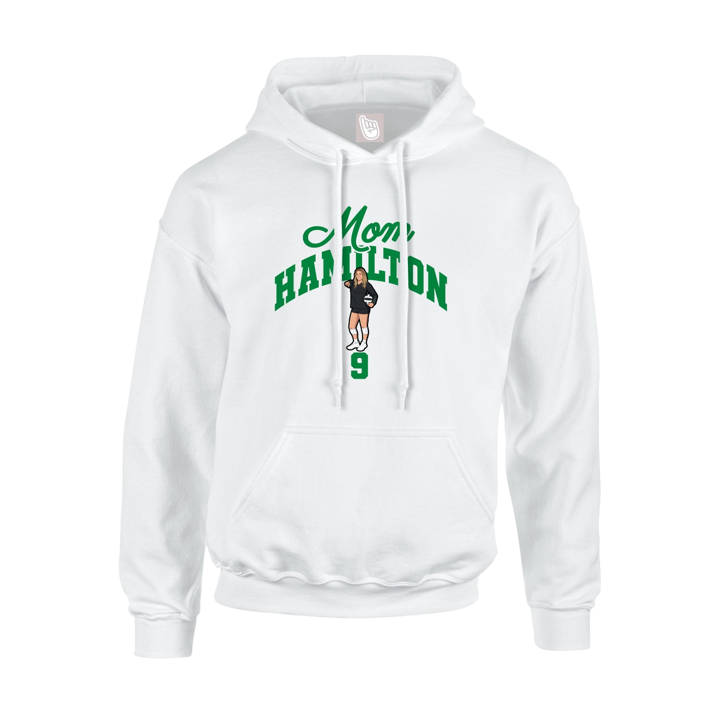 Hoodie — Mothers Day Arch in White