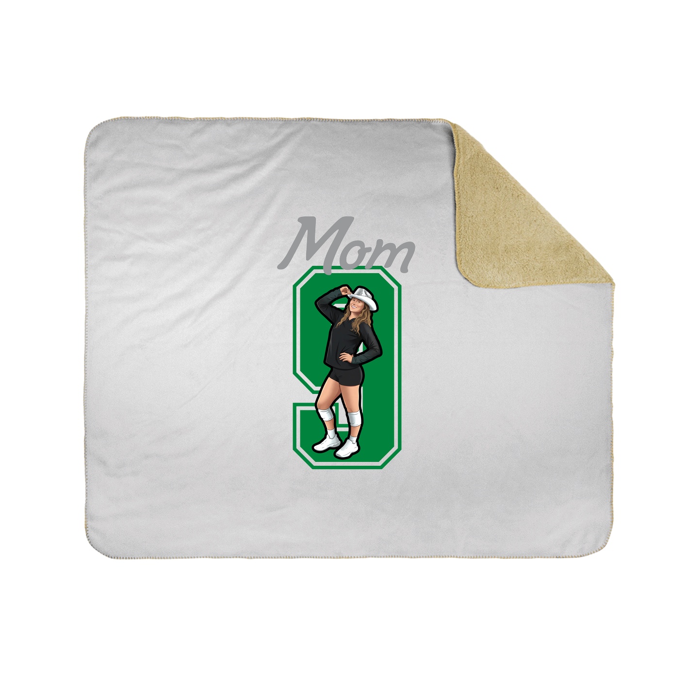 Throw Blanket — Mothers Day Shirsey in White