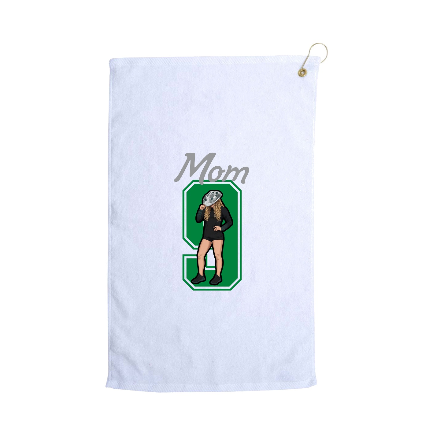 Golf Towel — Mothers Day Shirsey in White