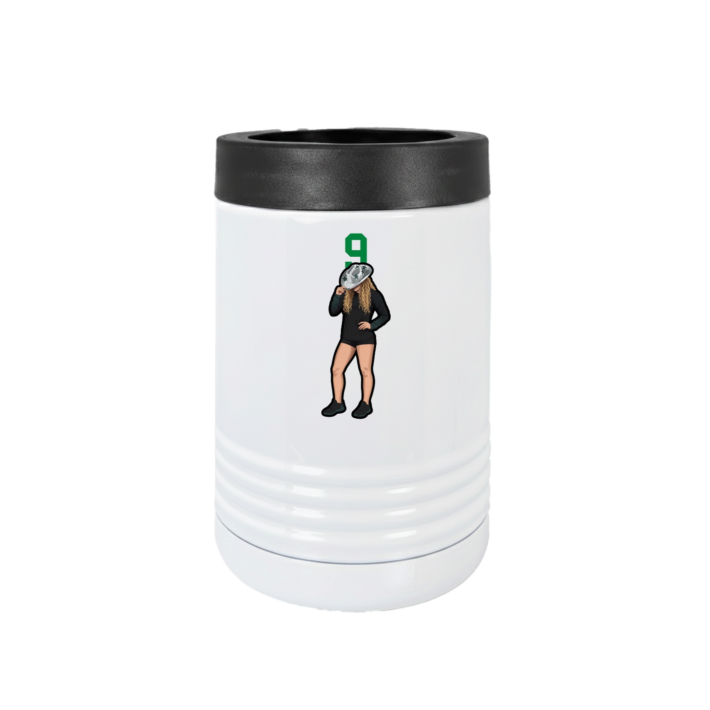 Beverage Holder — Number Top in White