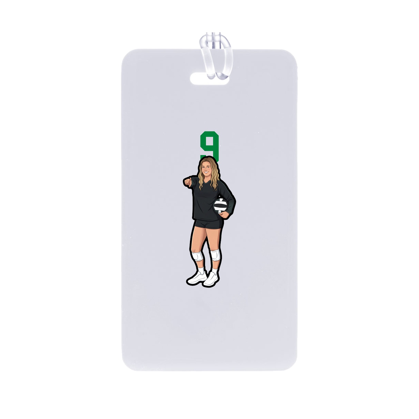Bag Tag — Number Top in Classic