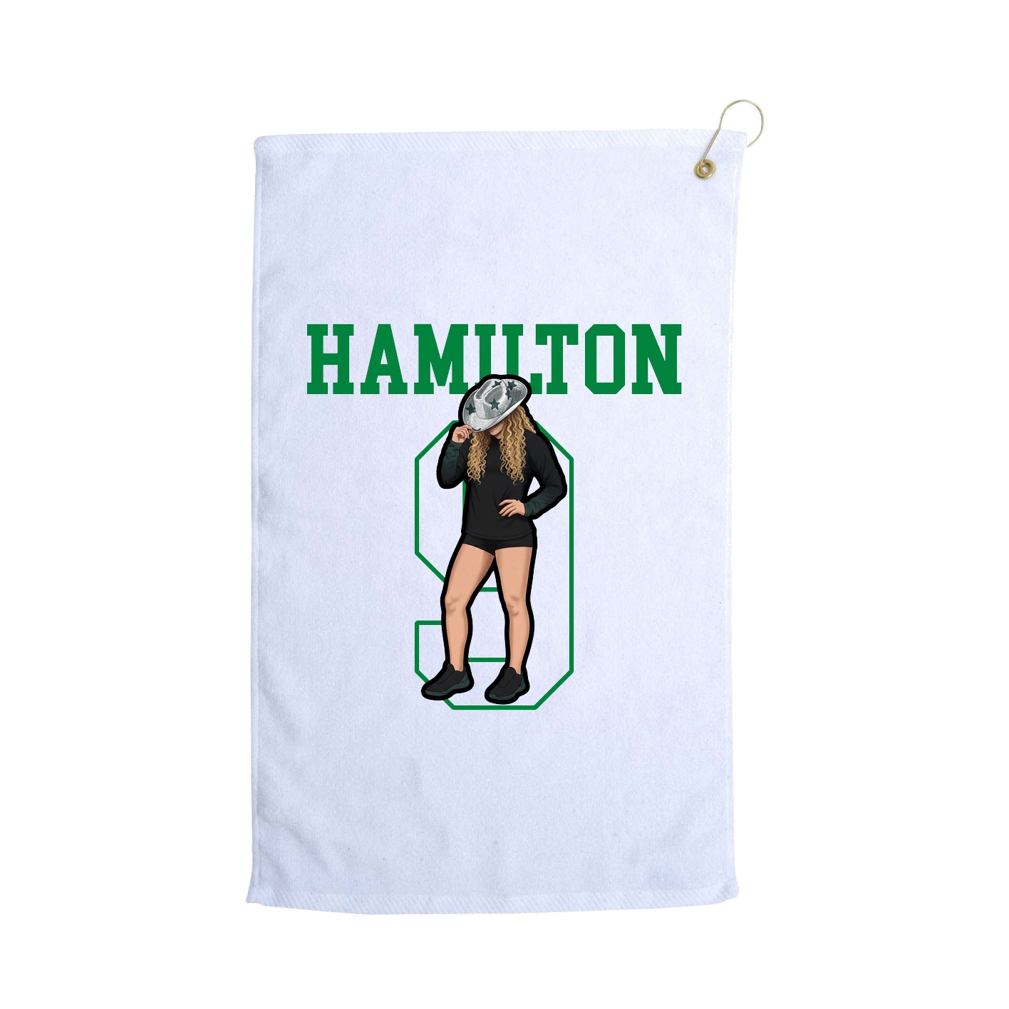 Golf Towel — Shirsey in White
