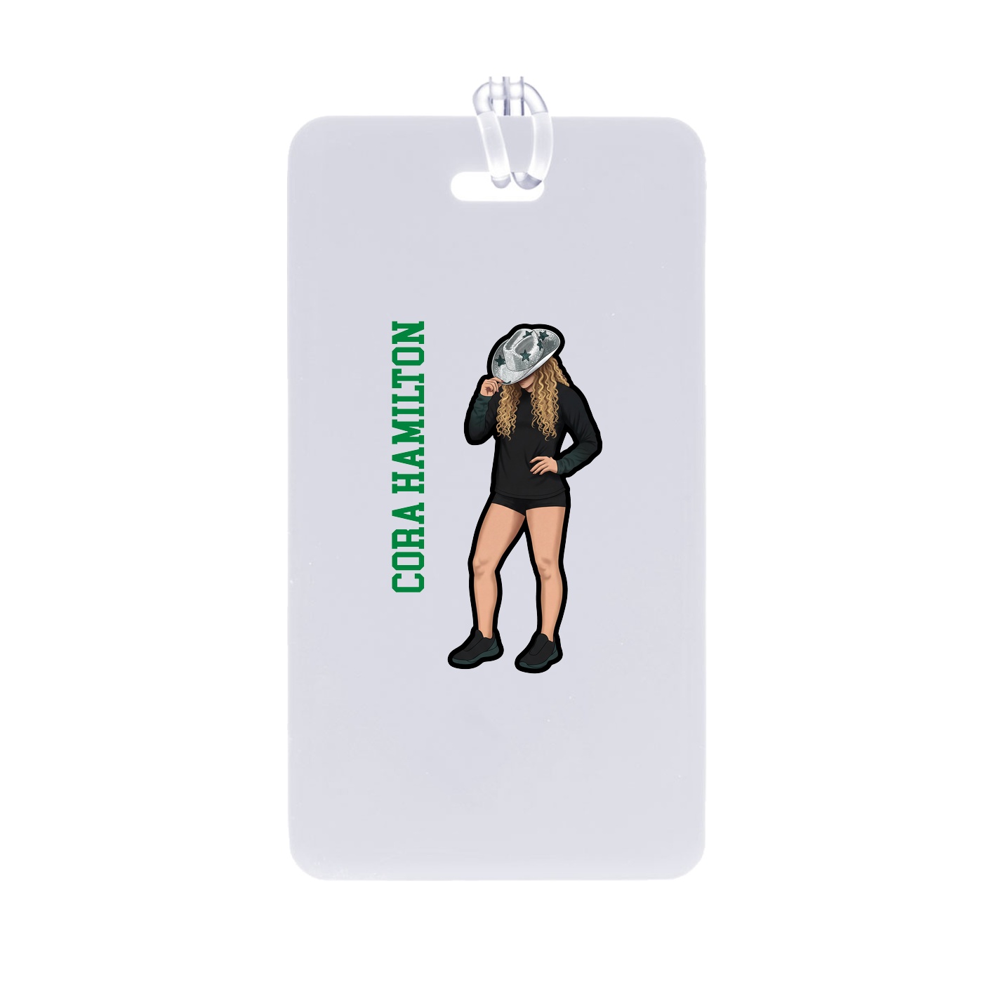 Bag Tag — Name Vertical in Classic