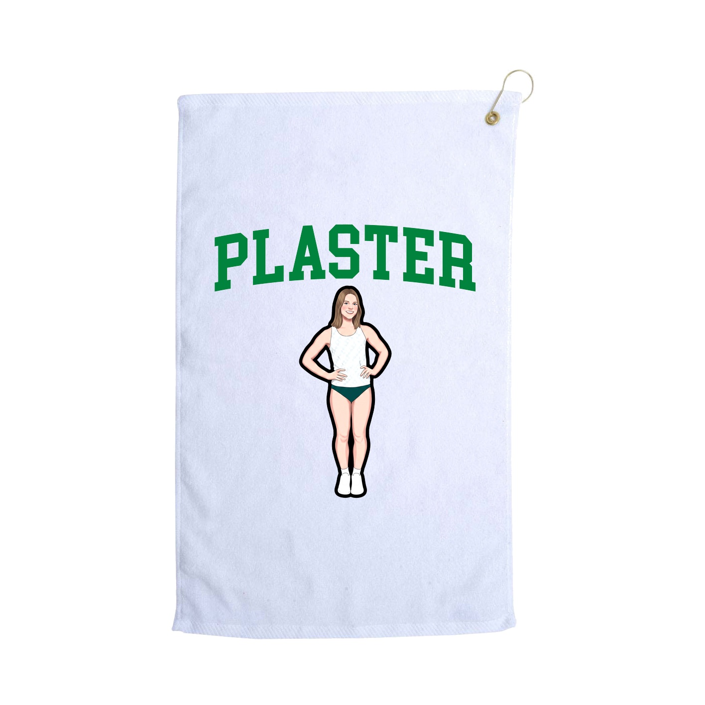 Golf Towel — Shirsey in White