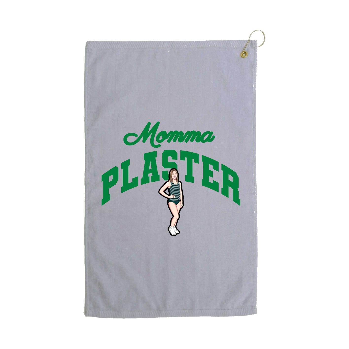 Golf Towel — Mothers Day Arch in Grey