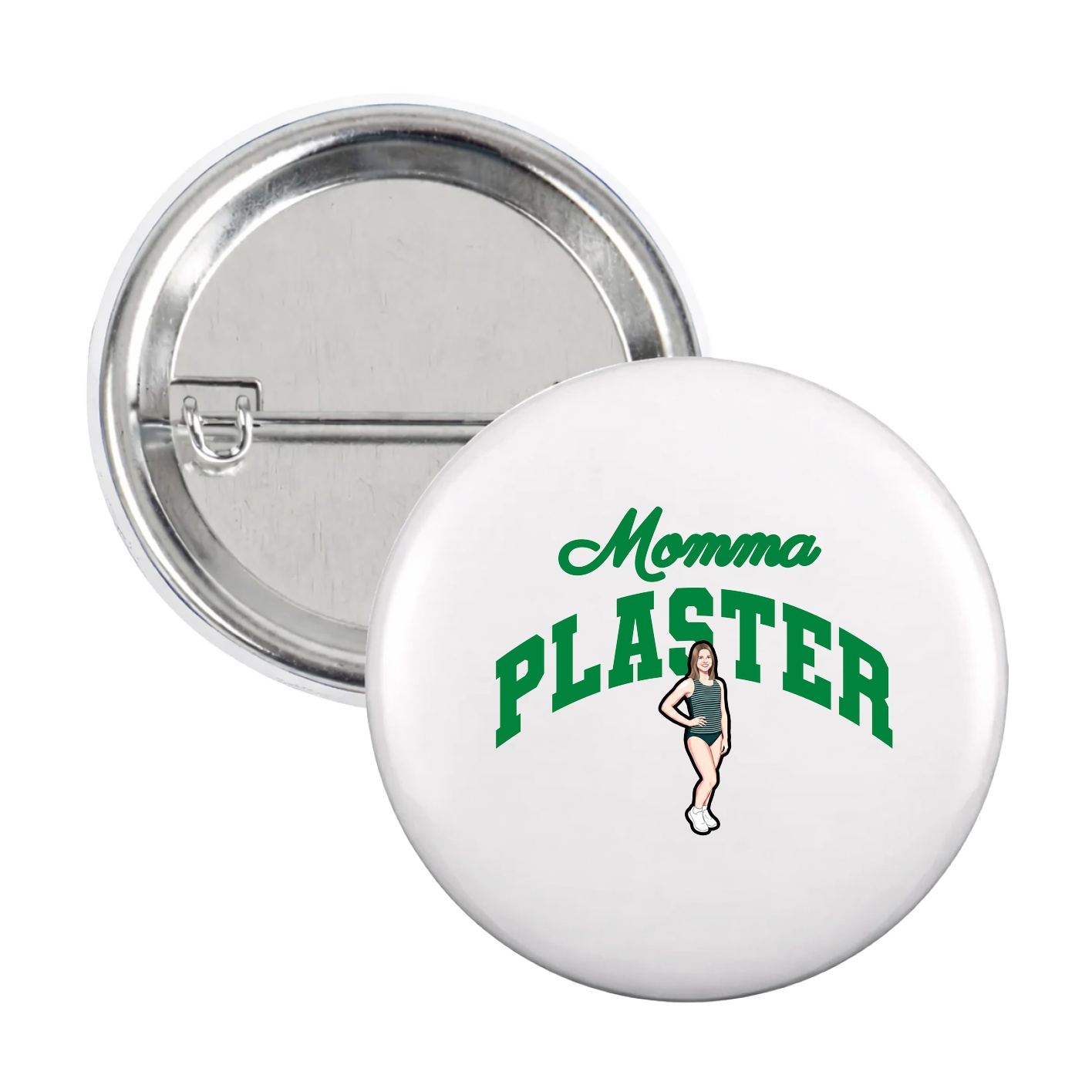 Game Day Button — Mothers Day Arch in White