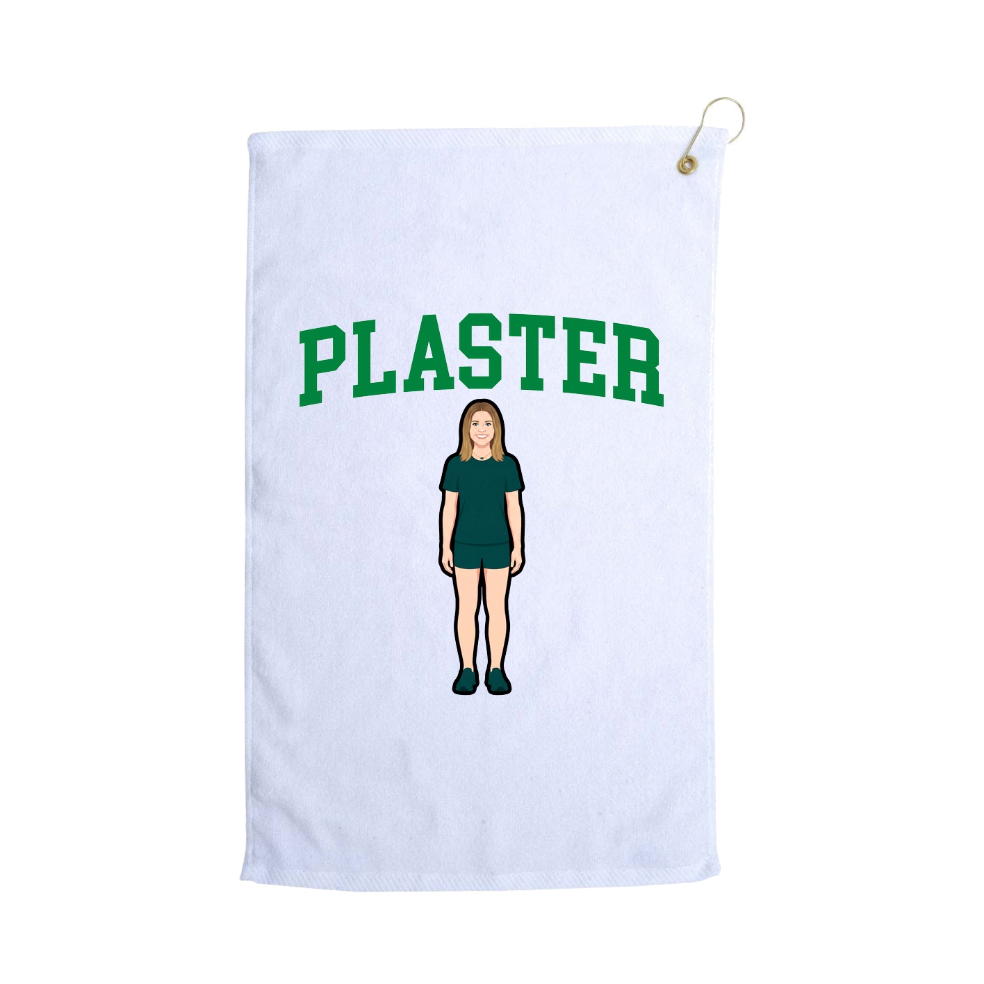 Golf Towel — Shirsey in White