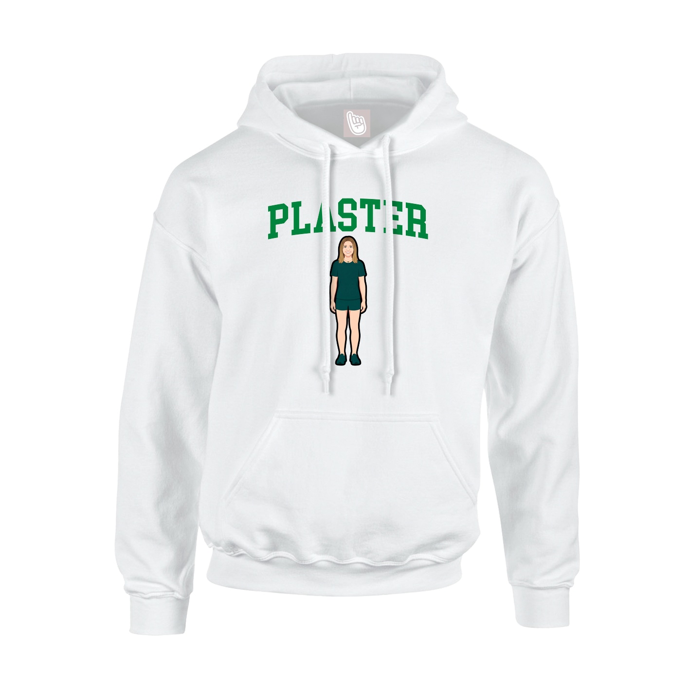 Youth Hoodie — Shirsey in White
