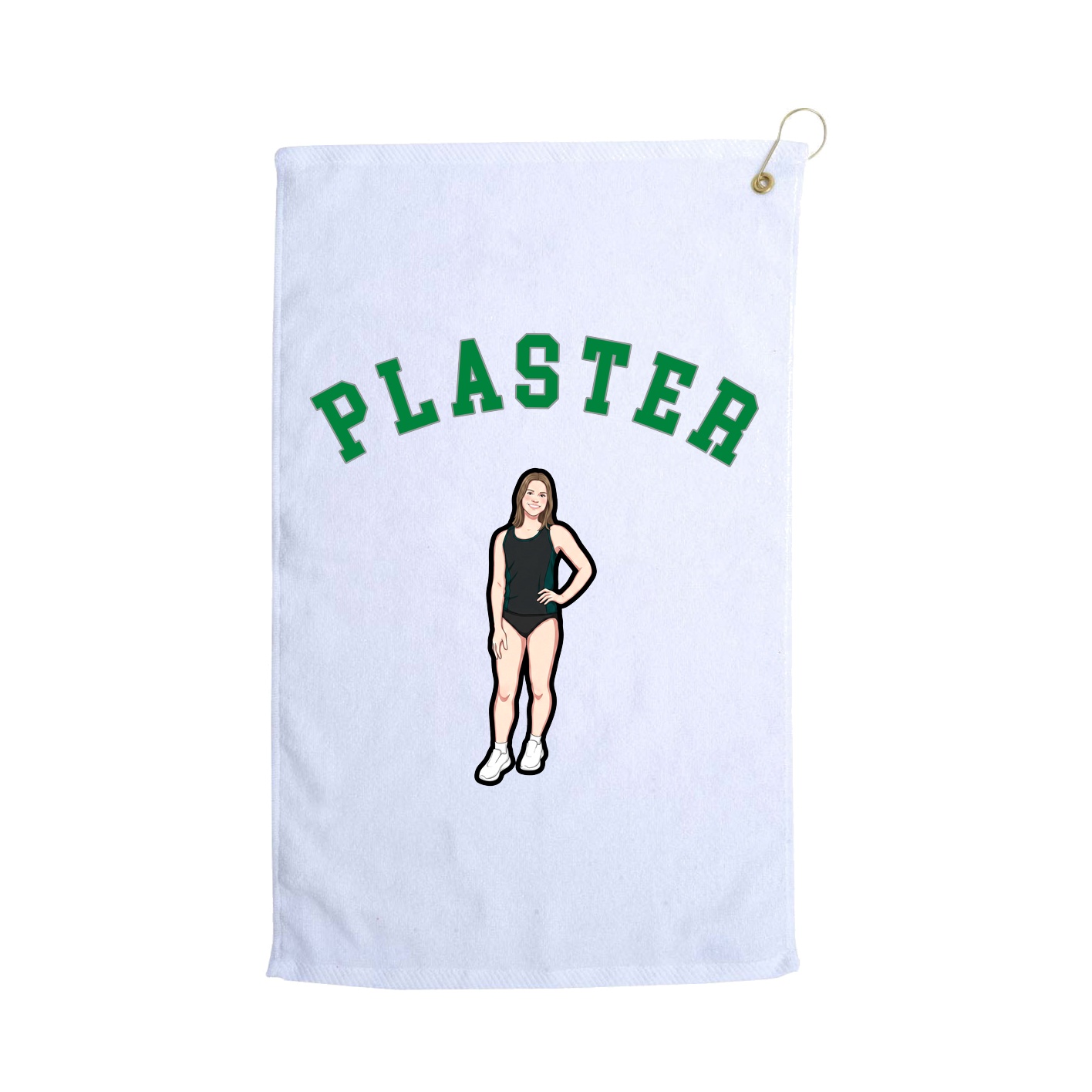 Golf Towel — Shirsey Arch in White