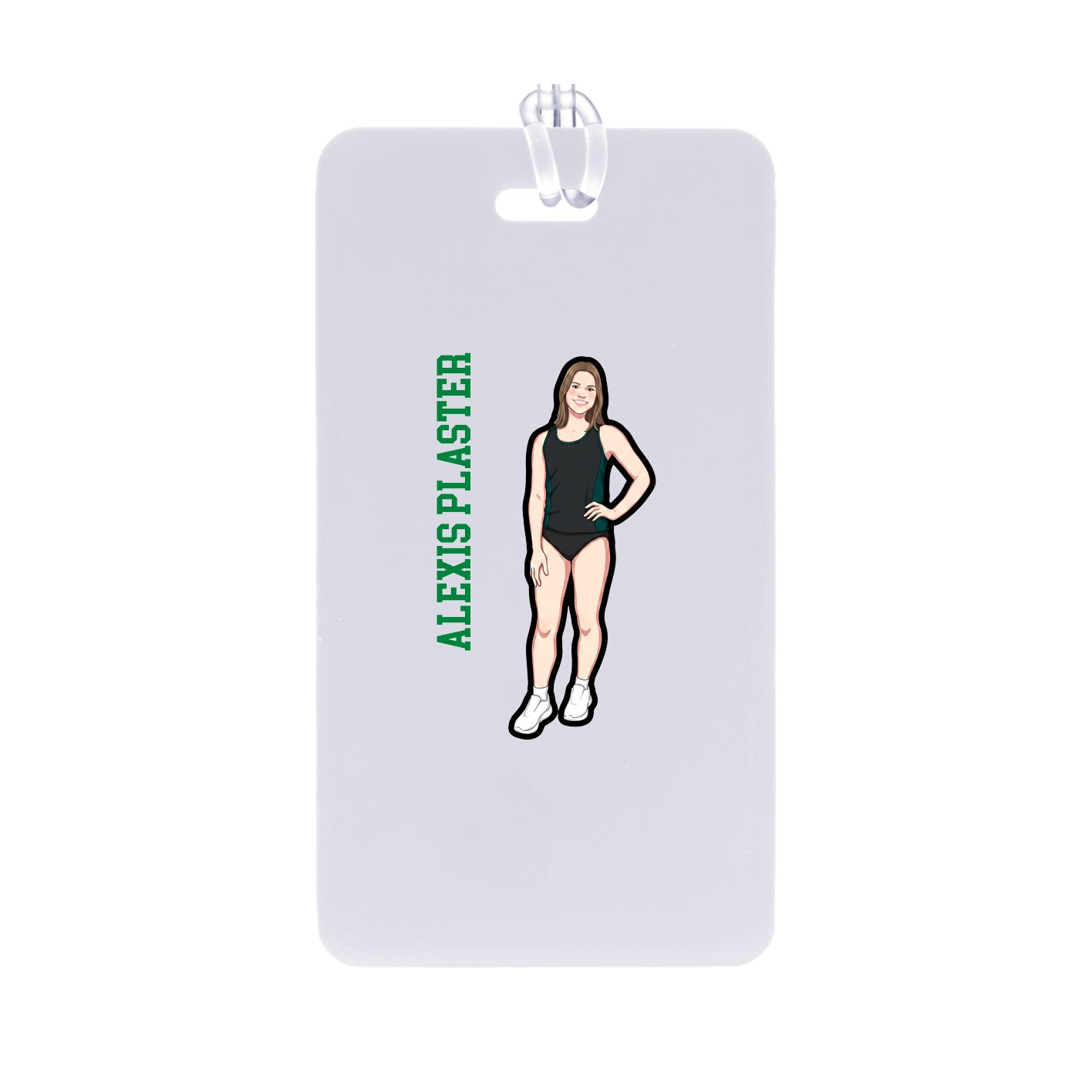 Bag Tag — Name Vertical in Classic