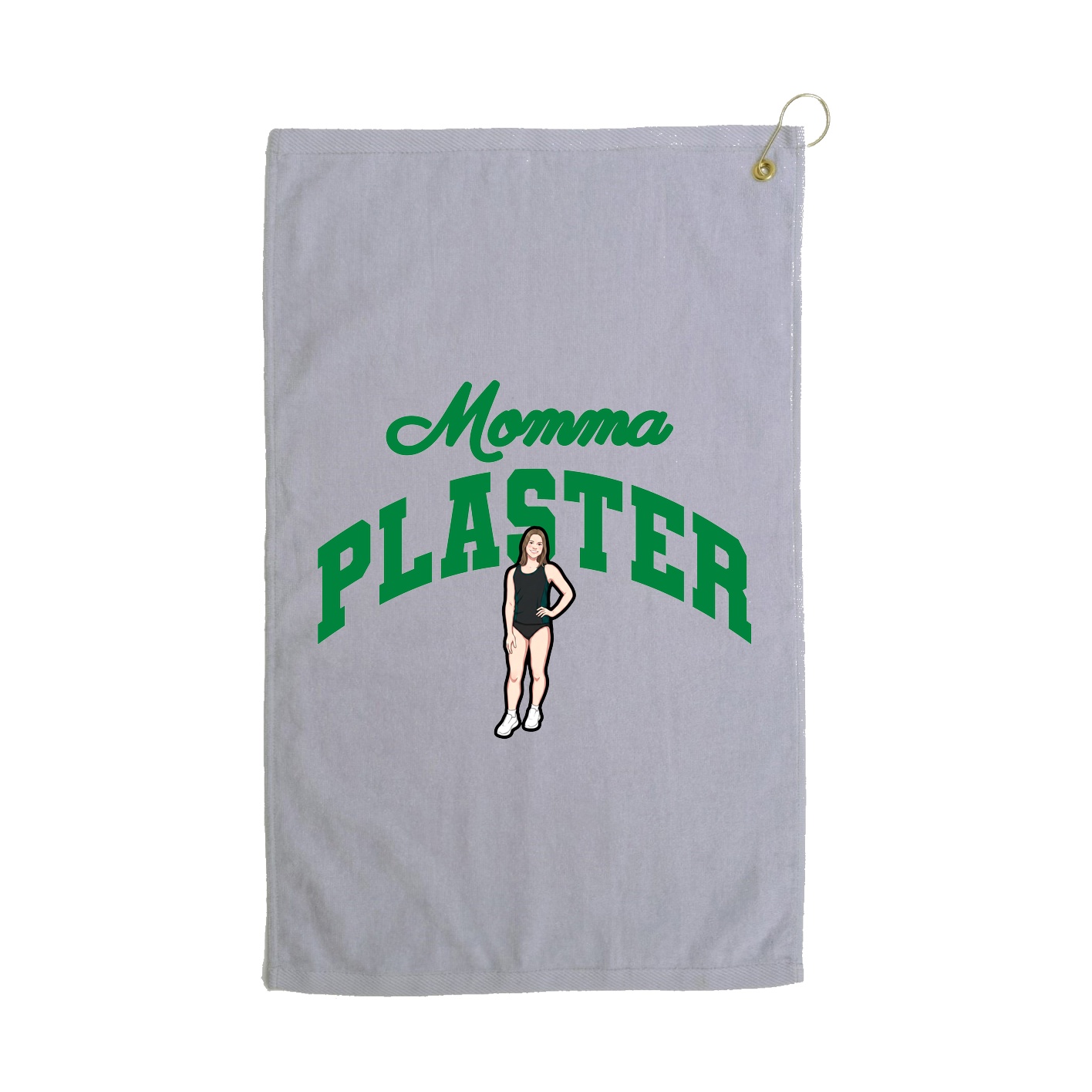 Golf Towel — Mothers Day Arch in Grey