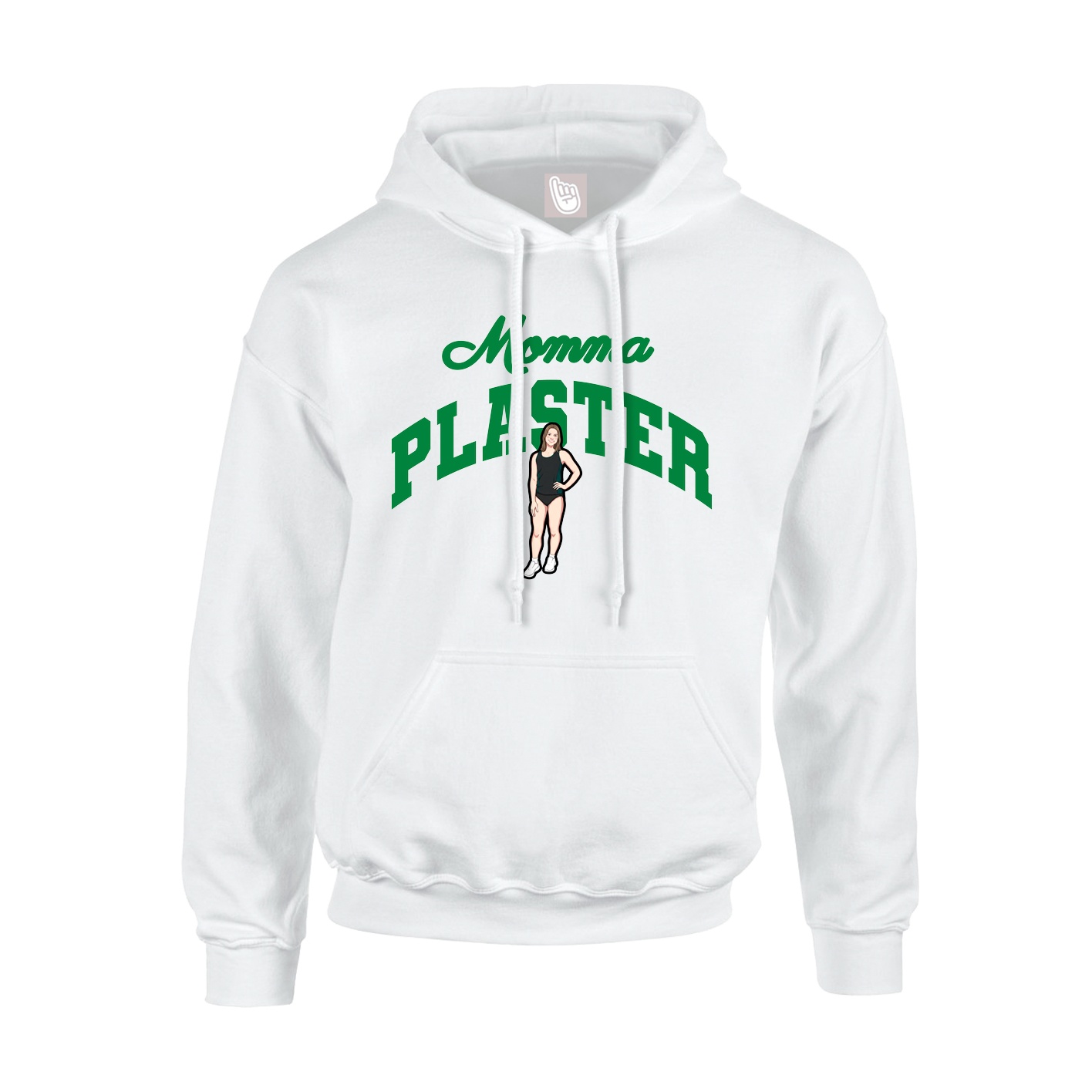 Youth Hoodie — Mothers Day Arch in White