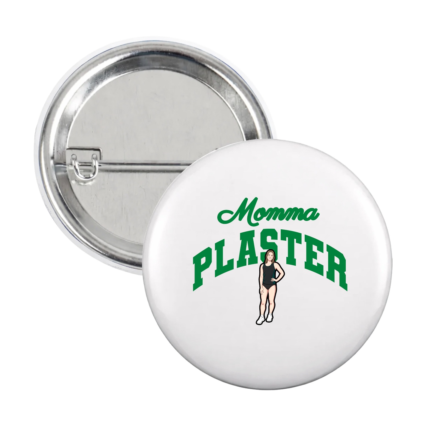 Game Day Button — Mothers Day Arch in White