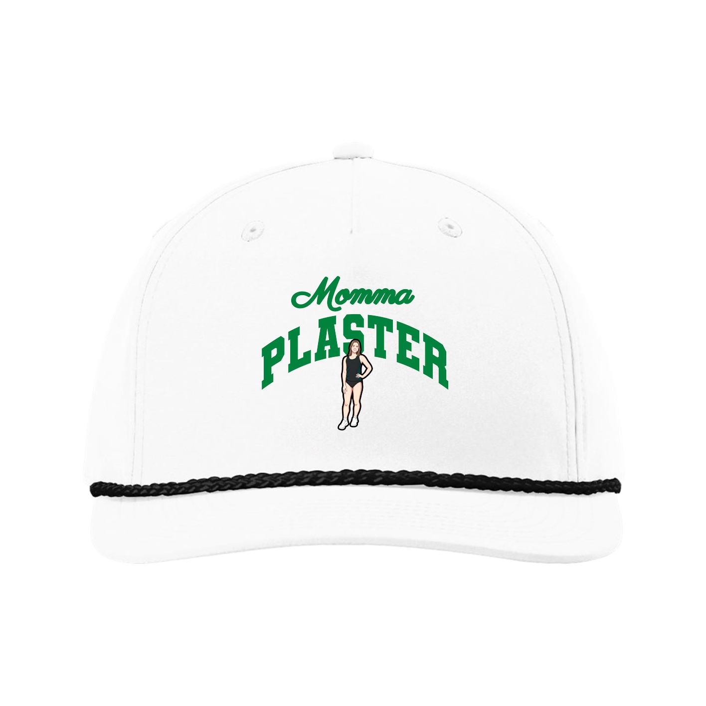 Five-Panel Classic Rope Cap — Mothers Day Arch in White