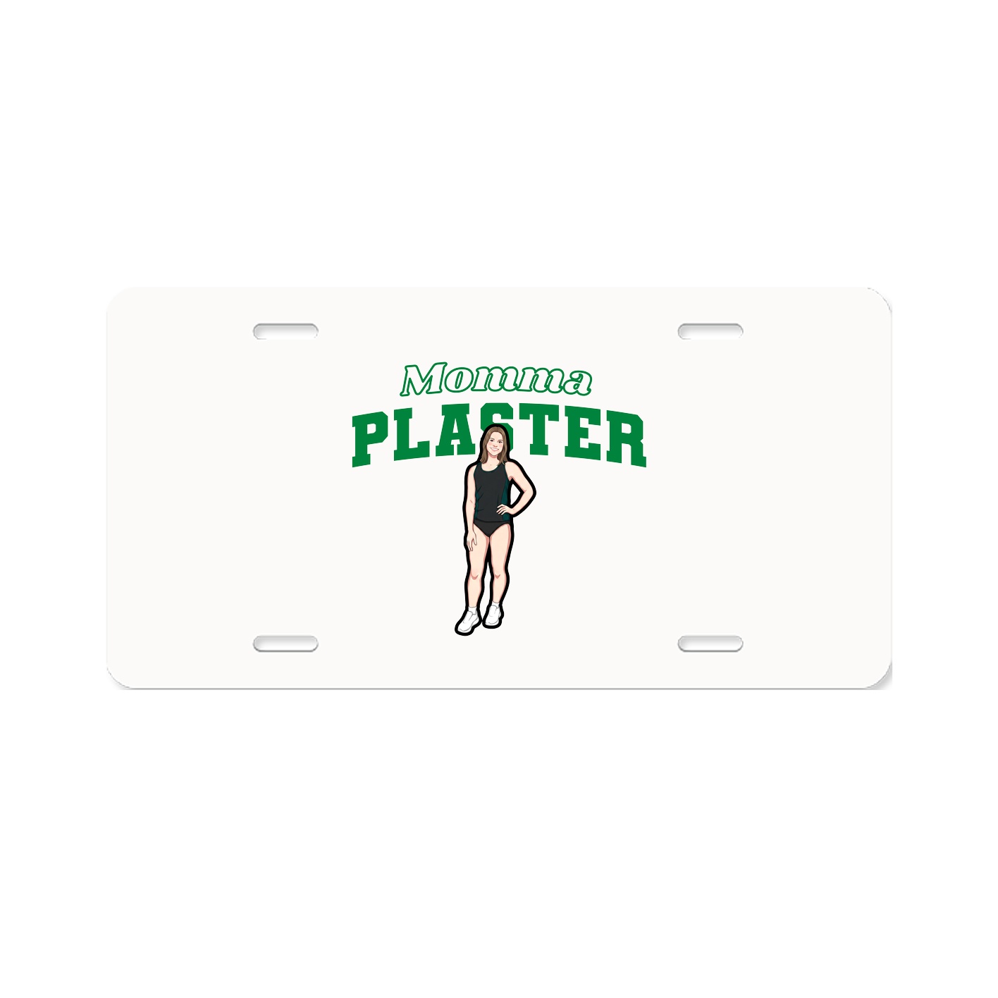 License Plate — Mothers Day Block in Classic