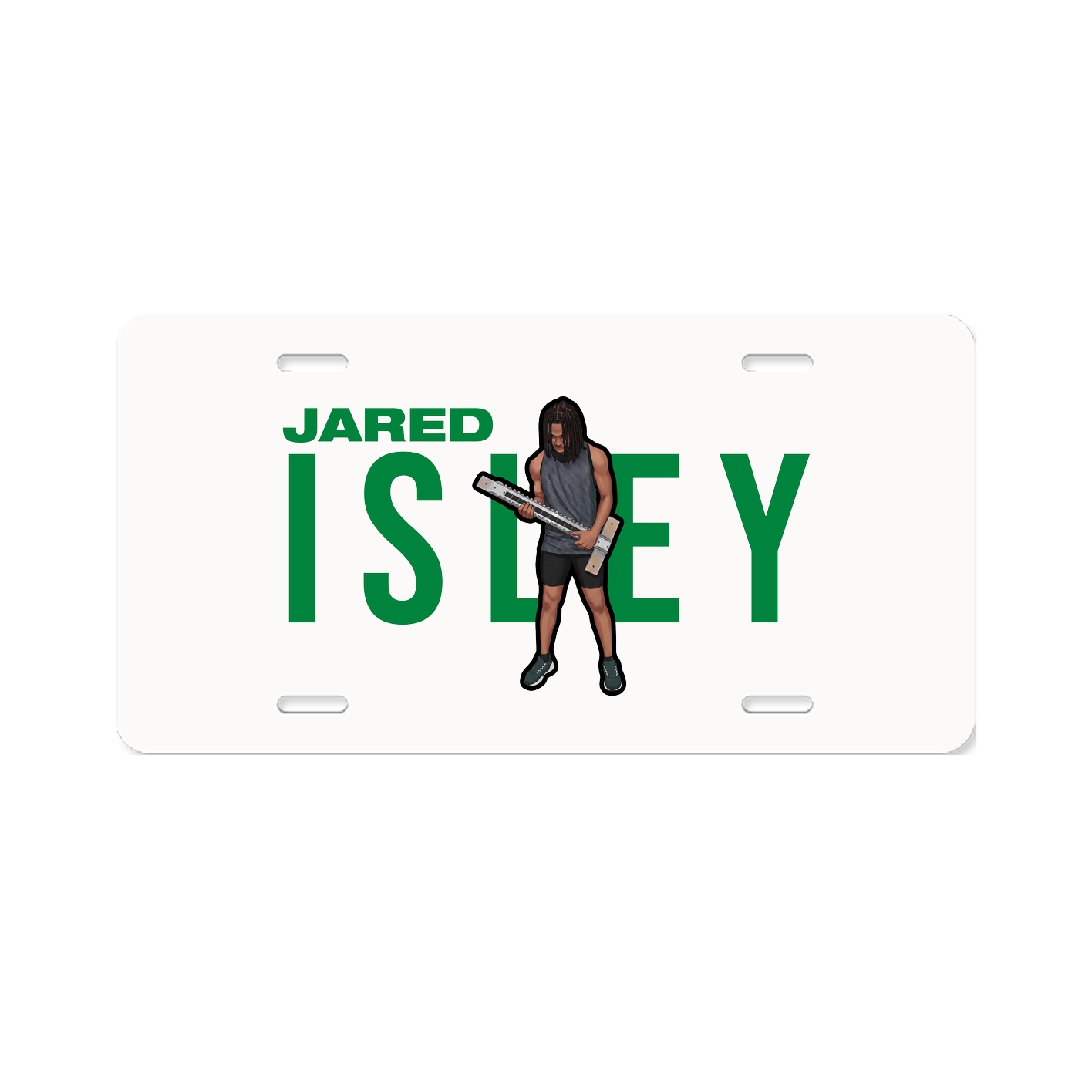 License Plate — Player Name in Classic