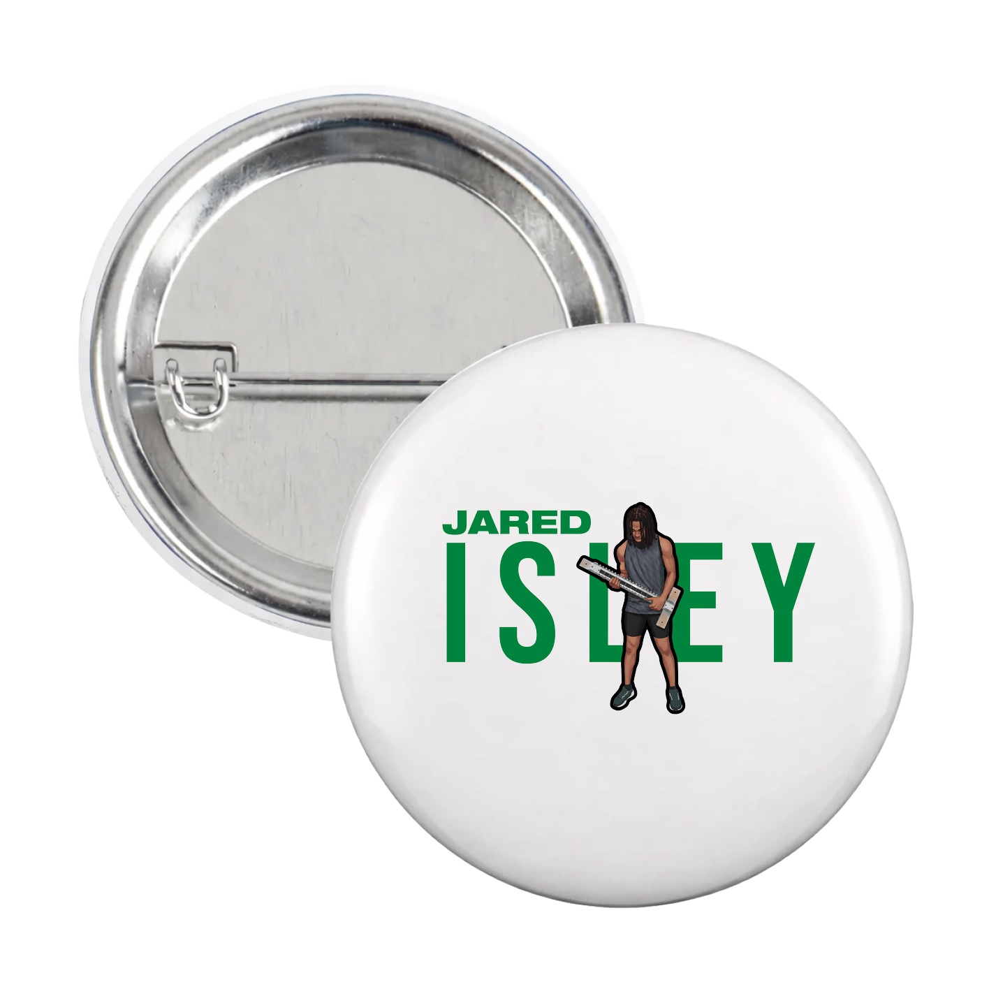Game Day Button — Player Name in White