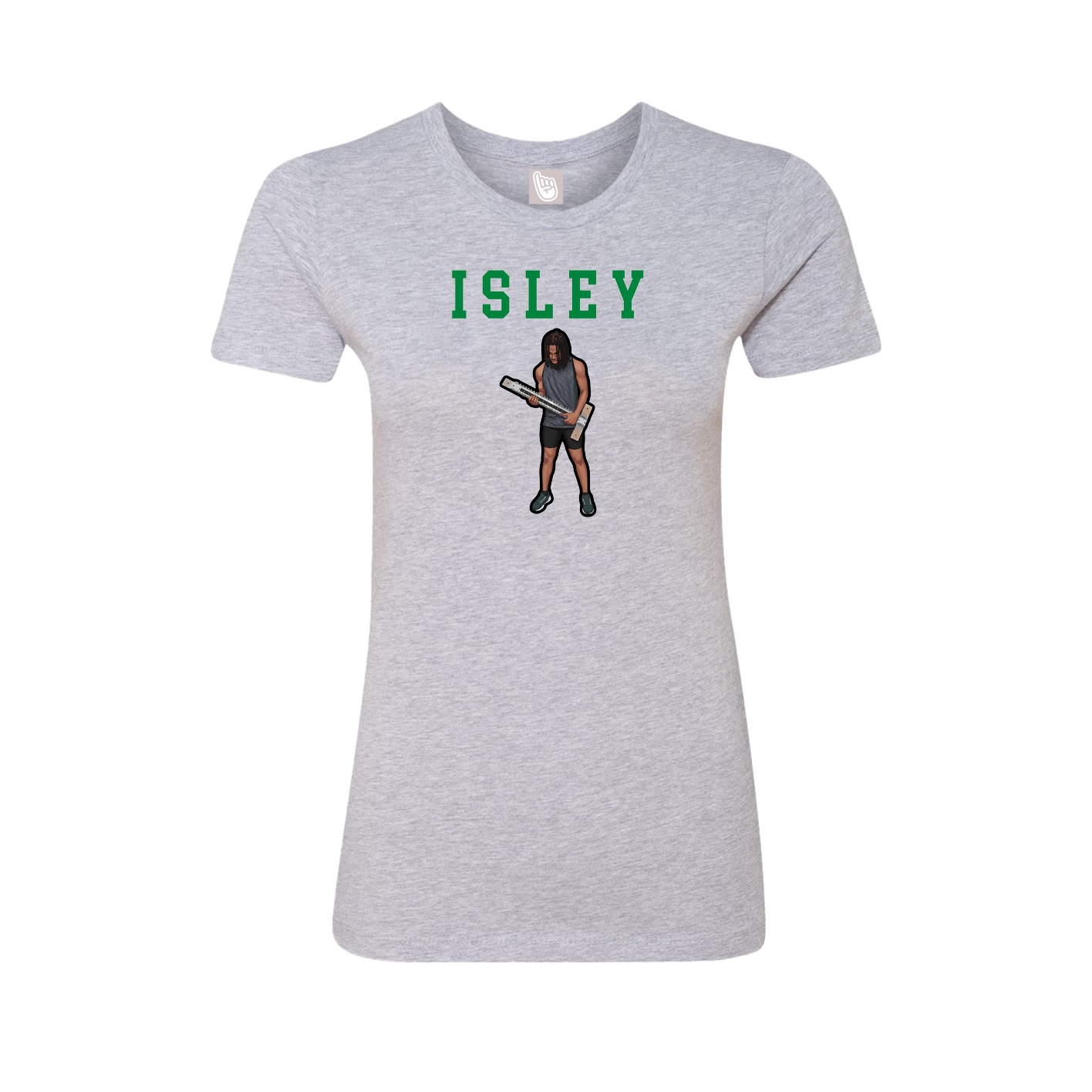 Fitted Women's Tee — Shirsey in Grey